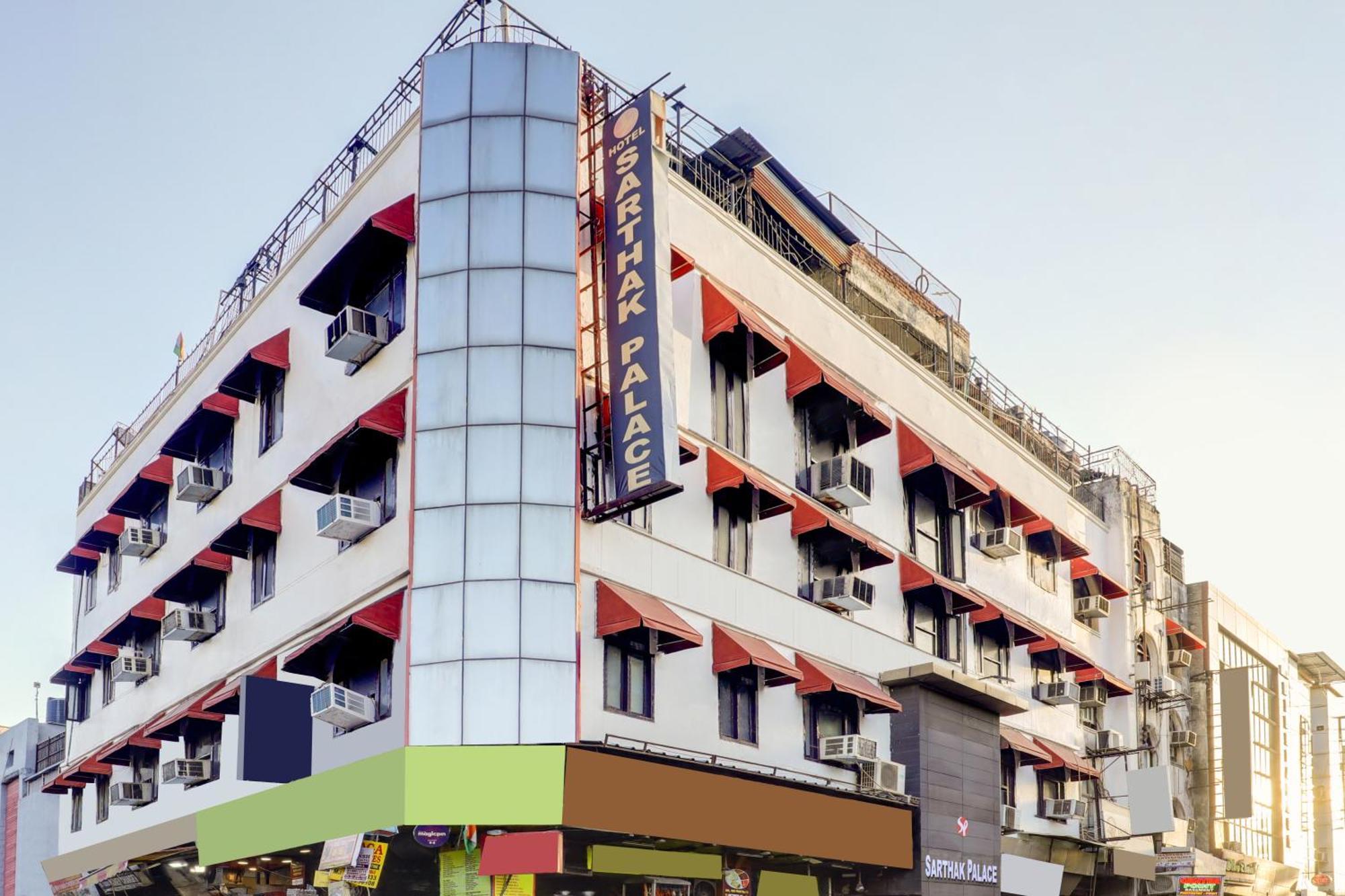 Hotel Sarthak Palace Near Karol Bagh Metro Station New Delhi Eksteriør billede
