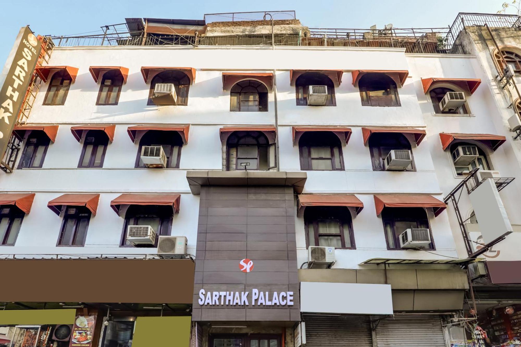 Hotel Sarthak Palace Near Karol Bagh Metro Station New Delhi Eksteriør billede